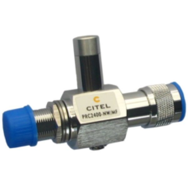 Citel Quarter Wave Stub, 2300-2540 Mhz, 50 Ohm, 100Ka, 1500W, Nw-Type Male-Female Connector PRC2400-NW/MF